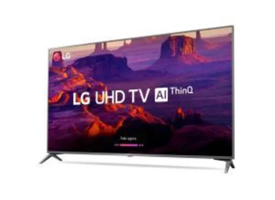 Smart TV LED 55" Ultra HD 4K LG 55UK6360 IPS ThinQ - R$ 2754