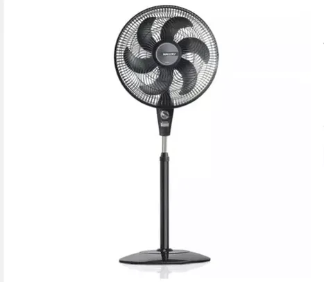 (AME R$ 89,00) Ventilador de Coluna Mallory Delfos TS+ 3 Velocidades 40cm Preto - 220V