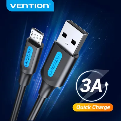 Cabo Vention Micro USB Cable 3A Fast Charging USB Data Cord for Samsung S7 S6 Note Xiaomi Huawei HTC Mobile Phone USB Charger Wire|Mobile Phone C