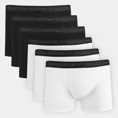 Kit Cueca Boxer Underwear 6 Peças