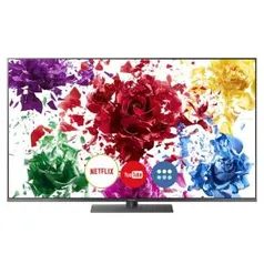 TV 4K Panasonic 55'' 120Hz Premium com HDR, Processador Quad Core, Borda de Vidro e Wi-Fi - TC-55FX800B