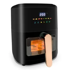 Air Fryer Fritadeira Elétrica Digital Extream 4,5L Preto e Cobre, 127v