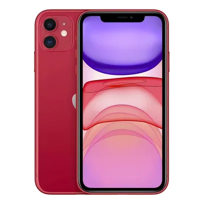 Foto do produto Apple iPhone 11 (128 GB) - (PRODUCT)RED