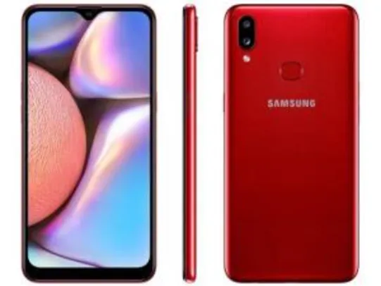 [C. OURO+ MAGALUPAY= R$600,00] Smartphone samsung Galaxy A10s 32GB vermelho