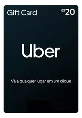 Uber Gift Card Virtual Pague R$18 E Ganhe R$20