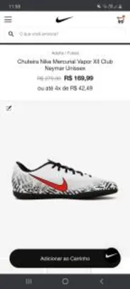 Chuteira Nike Neymar Jr. Futsal | R$169