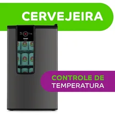 Cervejeira Consul CZD12AT com Display na Porta e Controle de Temperatura Titanium - 82L