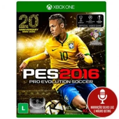 Jogo Pro Evolution Soccer 2016 (PES 16) para Xbox One (XONE) por R$ 27
