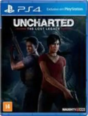 UNCHARTED - THE LOST LEGACY PS4 - R$101,32
