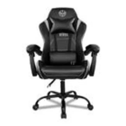 Cadeira Gamer TGT Heron TC, Preto e Cinza, TGT-HRTC-BL02