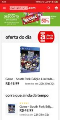 Game - South Park Edição Limitada - PS4 - R$50