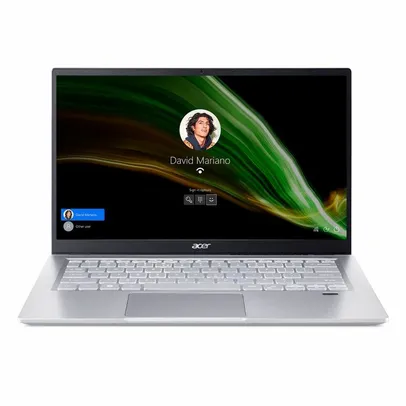 Notebook Acer Swift 3 SF314-43-R3ZN AMD Ryzen R7 16GB 512GB SSD 14' Full HD W10 | R$6.659