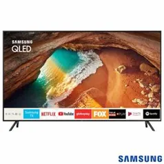 Smart TV 4K Samsung QLED 82" UHD com Pontos Quânticos, Sem efeito Burn-in, HDR500 e Wi-Fi - QN82Q60RAGXZD