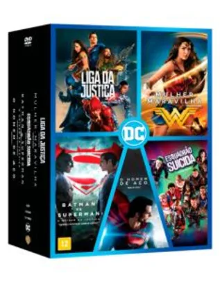 DVD Coleção Dc Comics - 5 Discos  - R$43