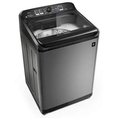 Lavadora de Roupas Panasonic 12Kg Lavagem Ciclone NA-F120B1 Titânio 110V