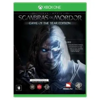 [Ponto Frio] Jogo Terra Média: Sombras de Mordor Goty - Xbox One