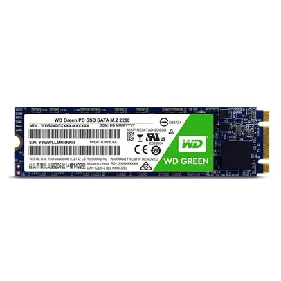 SSD WD Green 480GB M.2 2280, WDS480G2G0B | R$410