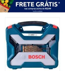 Estojo Kit de Ferramentas com 103 Peças X-Line X103Ti Bosch