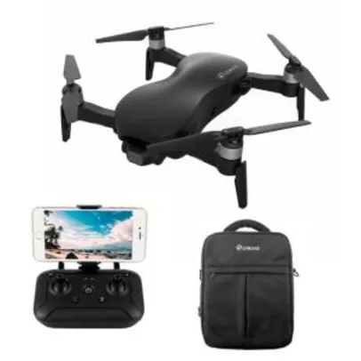 Drone Eachine EX5g com WiFi, GPS, câmera 4K, controle proprietário, vai com mochila | R$1.071
