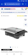 Grill Mallory Asteria Compact Inox – Preto R$85