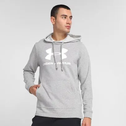 Moletom Under Armour Terry Logo Canguru Masculino