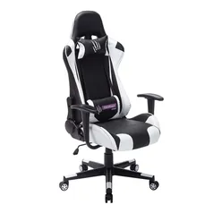 Cadeira Gamer Giratória Predator Trevalla TL-CDG-08-2PR Preta E Branca | R$832