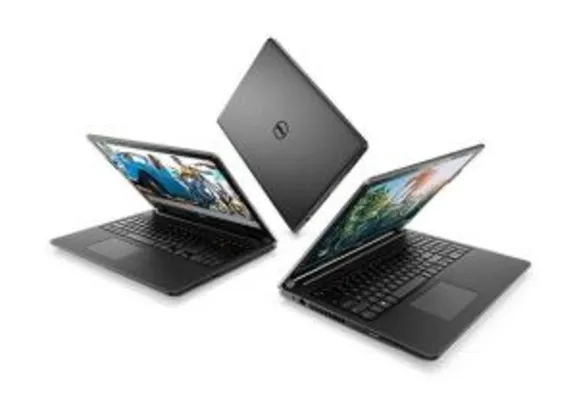 Notebook Dell Inspiron 15 3000 | i7-8550U, 8GB DDR4, Tela 15,6" HD, Radeon 520 2GB GDDR5, HD 2TB - R$ 3400