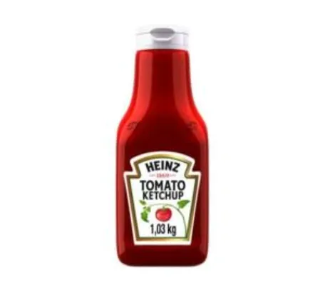 [APP+LEVE 6 PAGUE 4+MAGALUPAY] Ketchup Tradicional Heinz 1,033kg | R$8 cada