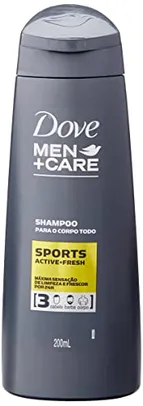 [REC/+Por- R$ 7,19] Dove Shampoo 3 Em 1 Men+Care Sports 200Ml