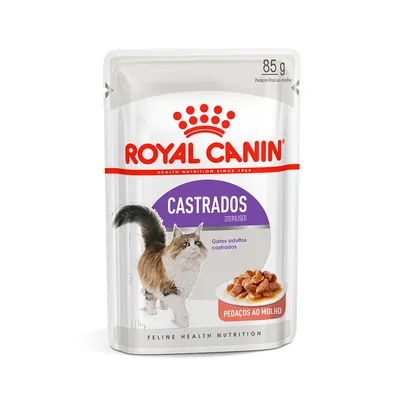 Ração Úmida Royal Canin Sachê Castrados para Gatos Adultos Castrados - 6,50