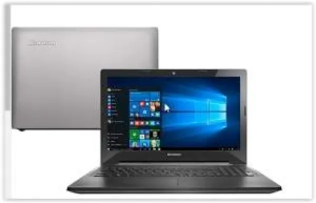 [Submarino] Notebook Lenovo G50-80 Intel Core i5 8GB (2GB de Memória Dedicada) 1TB Tela LED 15,6" Windows 10 Bluetooth - Prata por R$ 2399