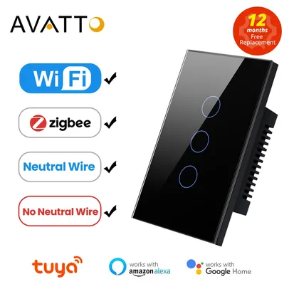 Interruptor Inteligente Smart Light Avatto Tuya Wifi