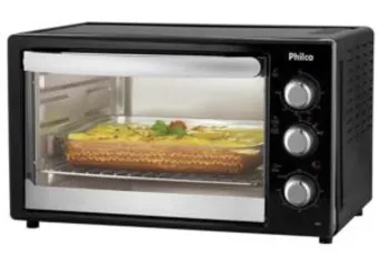 Forno Elétrico Philco PFE38P com Função Timer Preto - 38L | R$199