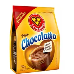 Achocolatado em pó, 700g, 3 Corações