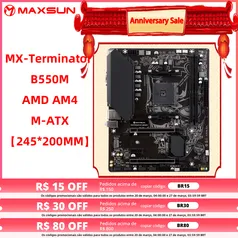 Placa-mãe AMD B550M Gaming Maxsun 