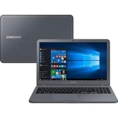Saindo por R$ 1699: Notebook Samsung Essentials E30 intel Core 7ª i3 4GB 1TBFULL HD 15,6" | Pelando