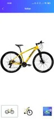 Bicicleta Aro 29 Cairu Arizona 21 Marchas Freio a Disco em Alumínio | R$1.300