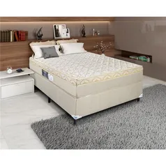 Cama Box de Casal Portobel + Colchão de Casal Portobel Diplomata Light | R$ 1007