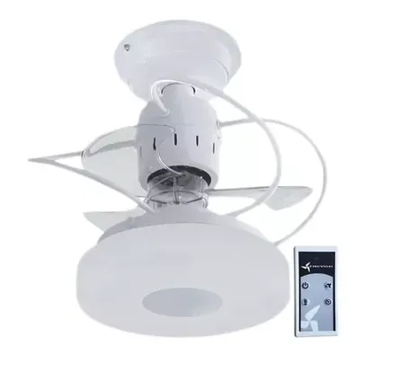 Ventilador De Teto Treviso Monaco Branco Com Controle Remoto