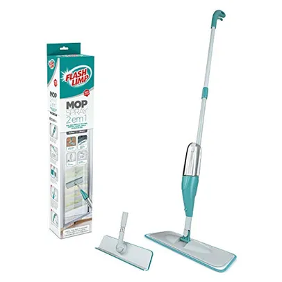 Flash Limp, MOP6064, Mop Spray 2 em 1 com reservatório 365 ml, Verde