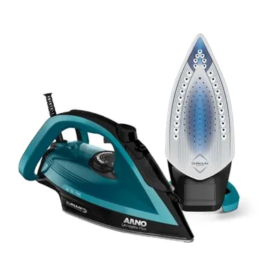 Arno, Ultragliss Plus,1830008401, Ferro de Passar a Vapo com Base Durilium Airglide, Azul, FMY, 220V