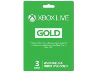 [LIVEGOLD] 3 MESES POR R$ 45 ( Ganhe um Gift Card de R$34 na Xbox Live)