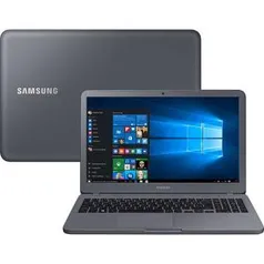 Notebook Essentials E30 Intel Core I3 4GB 1TB LED Full HD 15.6'' W10 Cinza Titânio - Samsung - R$1900(285,00 de volta AME Fica 1615,00)