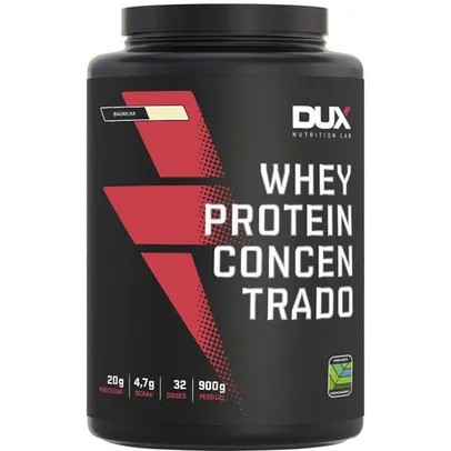 Whey Protein Concentrado Baunilha ou Chocolate Dux 900g