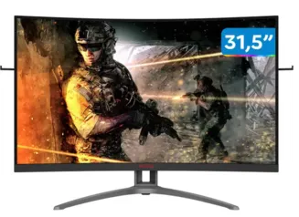 Monitor Gamer AOC Agon III AG323FCXE 31,5” LED - Curvo Widescreen Full HD HDMI VGA 1ms