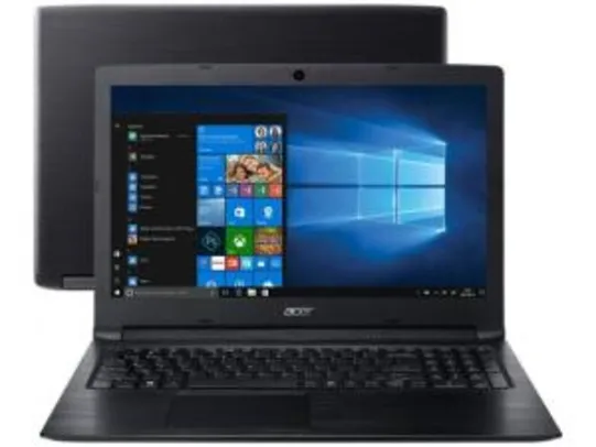 [Clube Da Lu] Notebook Acer Intel Core i5 4GB 1TB 15,6" A315-53-55DD | R$1.781
