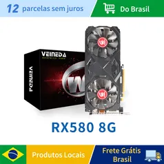 [BR] PLACA DE VÍDEO RX 580 8GB VEINEDA