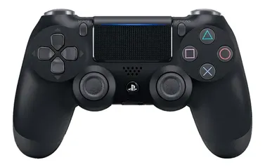 Controle joystick sem fio Sony PlayStation Dualshock 4 jet black