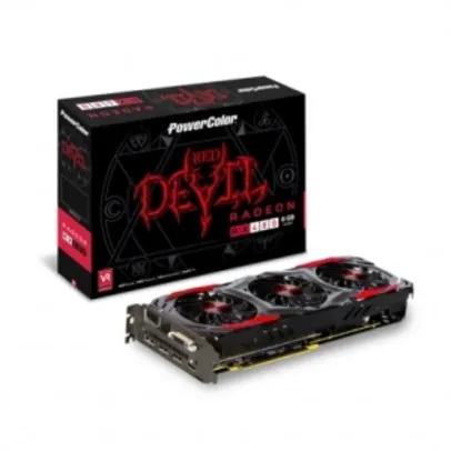 Placa de Vídeo PowerColor Radeon RX 480 Red Devil 8GB AXRX 480 8GBD5-3DH/OC por R$ 1.071