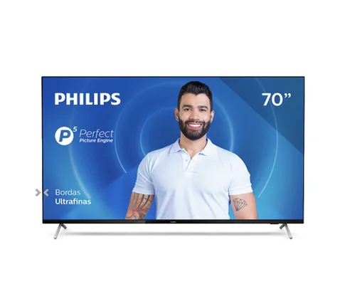 Smart TV Philips 70" 70PUG7625/78 4K | R$4274